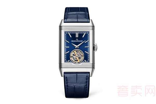 二手积家REVERSO TRIBUTE TOURBILLON 翻转系列 3926480陀飞轮腕表